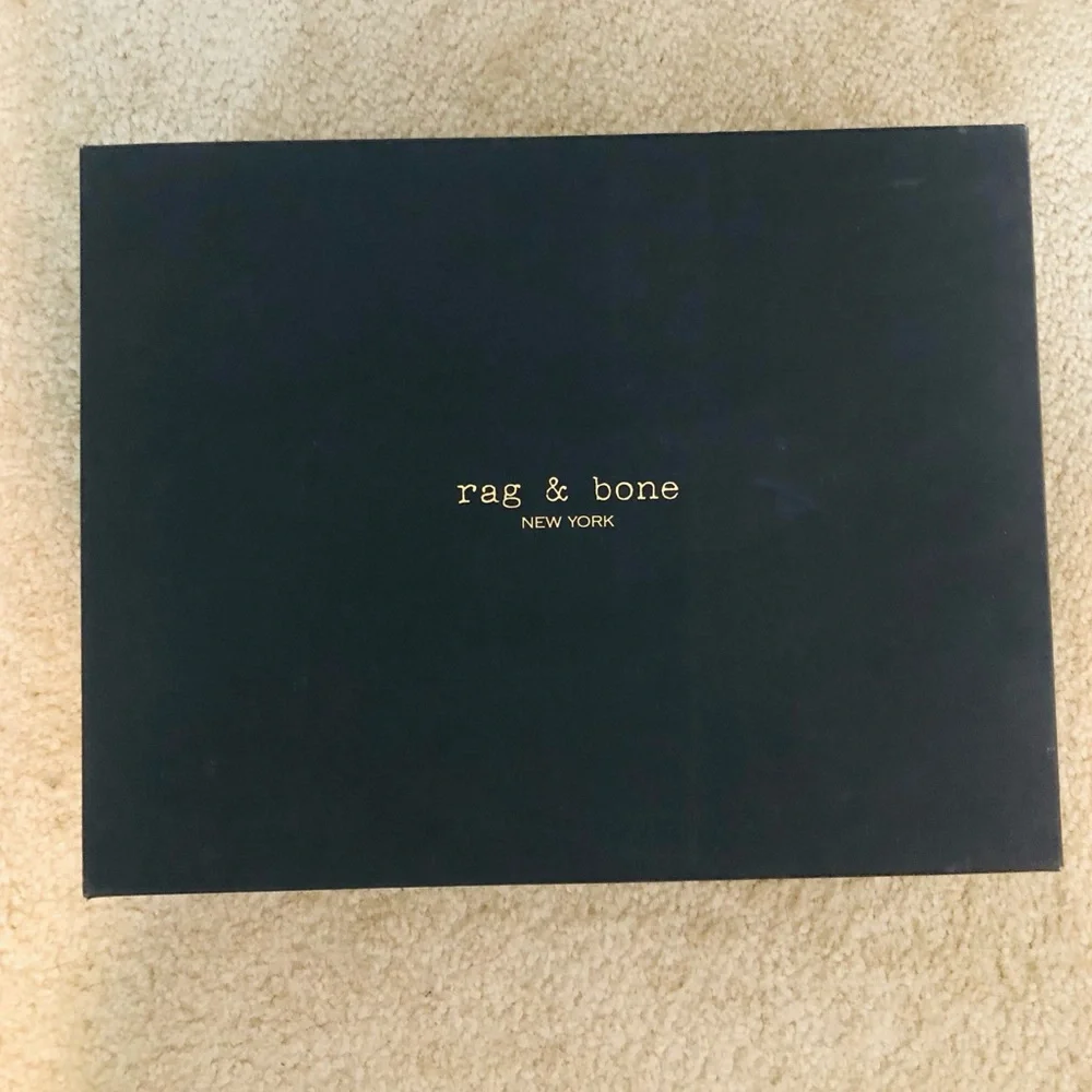 Rag & Bone Beha White Suede Leather Stiletto Ankle Boot. NIB. Sz 37.5 (7.5) - Picture 15 of 15